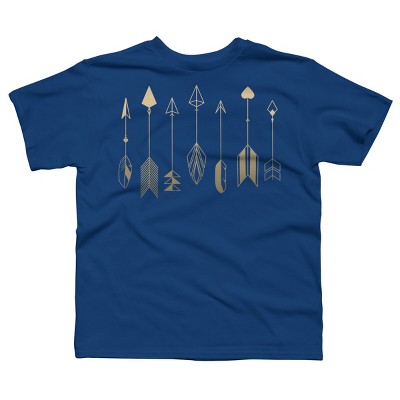 Boy's Design By Humans Be Brave Little Arrow (gold) By staceyroman T-Shirt
