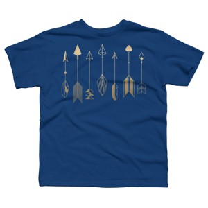 Boy's Design By Humans Be Brave Little Arrow (gold) By staceyroman T-Shirt - 1 of 4