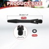 Unique Bargains 2BA Thread Aluminum Dart Shafts with Rubber Rings for Steel Tip 4 Pcs - 2 of 4