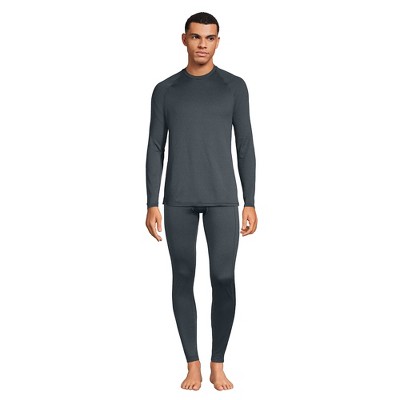 Lands' End Men's Long Sleeve Crew Neck Expedition Thermaskin Long