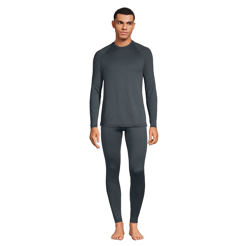 Lands' End Men's Long Sleeve Crew Neck Expedition Thermaskin Long Underwear Top, 4 of 6