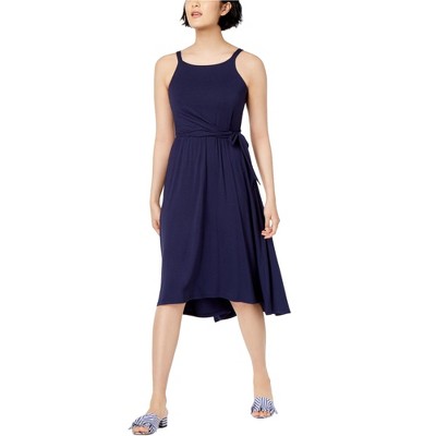 maison Jules Womens High-Low Fit & Flare Dress