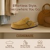 CUSHIONAIRE Canoe Genuine Suede Clogs for Women Footwear with Moc Toe Design – Casual Slip On Womens Shoes - 3 of 4