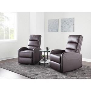 Dormi Contemporary Upholstered Recliner Chair - LumiSource - 1 of 4