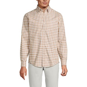 Lands' End Men's Traditional Fit No Iron Twill Shirt - 1 of 3