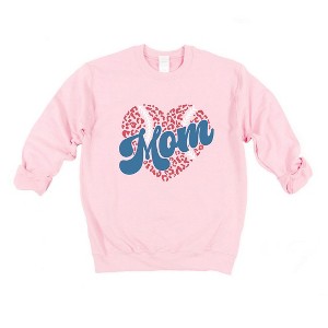 Simply Sage Market Women's Graphic Sweatshirt Baseball Mom Heart - 1 of 4