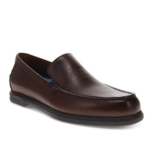 Dockers Mens Wescott Genuine Leather Dress Loafer Shoe Antique Brown Size 11 Target
