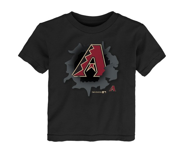Arizona Diamondbacks Toddler Boys' 2pk Short Sleeve Crew Neck T-Shirt  - 2T
