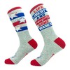 Crazy Dog T-Shirts Men's Life Liberty And Hopefully Some Birdies Socks Funny Patriotic Golf Lovers Footwear - 2 of 4