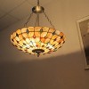 Chloe Lighting Somerset Mosaic 3 Light Inverted Ceiling Pendant 20`` Shade - 4 of 4