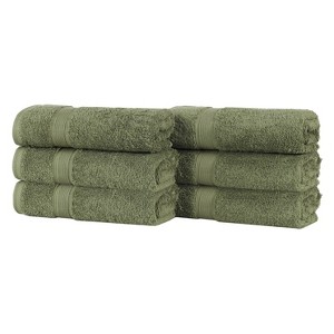 Organic Cotton Medium Weight Solid Towel Set by Blue Nile Mills - 1 of 4