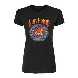 Women's - Pokémon - Garchomp Rocks Fitted Graphic T-Shirt - 1 of 2