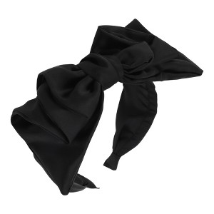 Unique Bargains Women's Bow Wide Headbands 1 Pc - 1 of 4