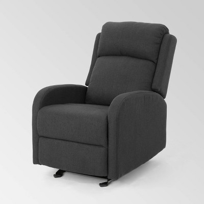 Alouette Rocking Recliner Dark Gray - Christopher Knight Home