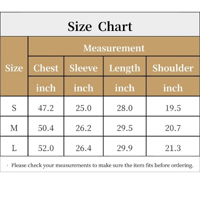 INSPIRE CHIC Men's Winter Cargo Lapel Zipper Up Fleece Lined Warm Corduroy Jacket Small Black — фото 5