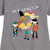 Girls' - Hey Arnold! - Group Shot Graphic Short Sleeve Fleece Dress - 2 of 4