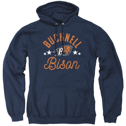 Campus Lab Bucknell University Official Bison Adult Pull over Hoodie navy Small Target