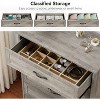 Jojoka Farmhouse Chest of Drawer with Metal Handles,Modern Storage Organizer with Anti-Collapse Design for Living Room - 4 of 4