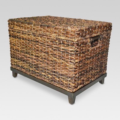 wicker toy chest