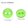 Unique Bargains Round Resin 2-Hole Fish Eye Craft Replacement Sewing Button 10 Pcs - 2 of 4