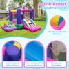 Tangkula Inflatable Bounce Castle Kids Bounce House w/Slide Basketball Hoop & Ball Pit Ring-toss & Pitching Game w/Carry Bag Without Blower - image 4 of 4