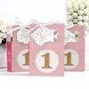 Big Dot of Happiness 1st Birthday Girl - Fun to be One - First Birthday Party Favor Boxes - Set of 12 - 3 of 4