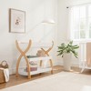Comfy Cubs Baby Changing Table - Sturdy Wood Construction with Two Open Shelves - 2 of 4