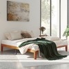 ELJGET Solid Wood Bed Frame Twin, Noise-Free Wooden Slat Support, No Box Spring Needed, Sturdy Platform Bed - 3 of 4
