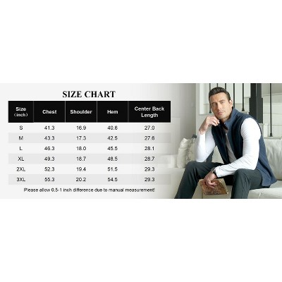 Мужские куртки COOFANDY Men's Polar Fleece Vest Lightweight Sleeveless Zip Up Jacket Casual Outerwear Outdoor Golf Vests Dark Grey XL — фото 7