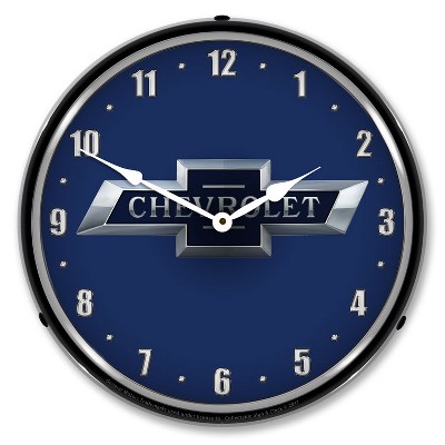 Vintage Chevrolet sign memorabilia auto 2024 shop sign clock