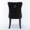 Contemporary Velvet Upholstered Dining Chair with Stainless Steel Plating Legs - 4 of 4