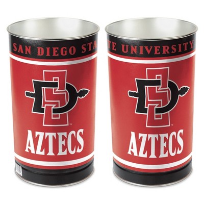 NCAA San Diego State Aztecs Tin Trash Can
