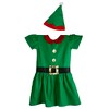 Northlight 28" Green and Red Girl's Elf Christmas Costume - 6-8 Years - 2 of 2