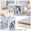 Sapphtopaz Coffee Table Living Room Furniture Hexagon Column Coffee Table Center Table Coffee Bar with Storage Shelf for Home Small Space - 2 of 4