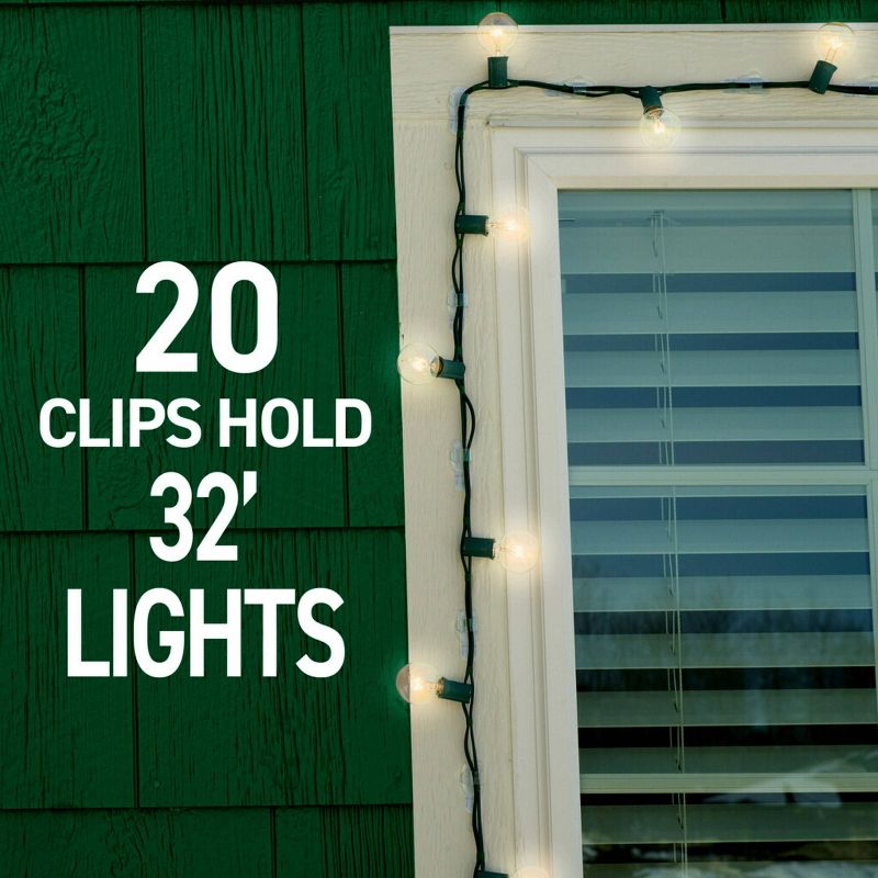 Command Outdoor Light Clips with Foam Strips, 6 of 13
