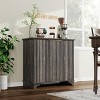 Modern Coffee Bar Cabinet Farmhouse Cabinet with Fluted Doors Sideboard Buffet Cabinet with Adjustable Shelves for Kitchen Dining Room Living Room - 2 of 4