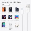 BONGEEK iPhone 15/16 USB A to USB C Woven Cable for iPhone 16E(SE4), 15/16 Pro Max, 15/6 Plus, iPad 10th Gen, , Car Play Charging Cable - 3 of 4