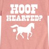 Girls' - Instant Message - Hoof Hearted Horse Fitted Short Sleeve Graphic T-Shirt - 2 of 4