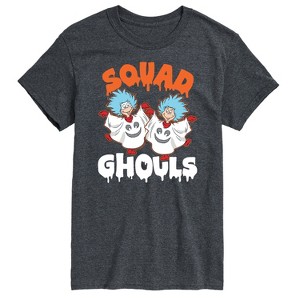Men's - Dr. Seuss - Squad Ghouls Thing 1 and Thing 2 Short Sleeve Graphic T-Shirt - 1 of 4