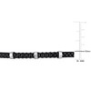 EVERLY JEWELRY | Silver Station Stretch Bracelet Black Rhodium Plating - Multiple Metal Color Options - 2 of 4