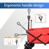 Anybear Customized Color Utility Garden Cart Folding 230lbs - 4 of 4