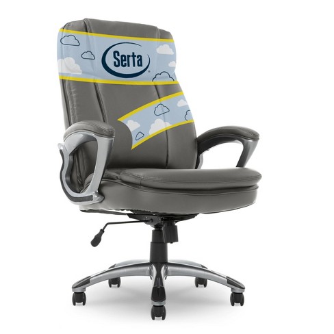 Serta office chair online gray