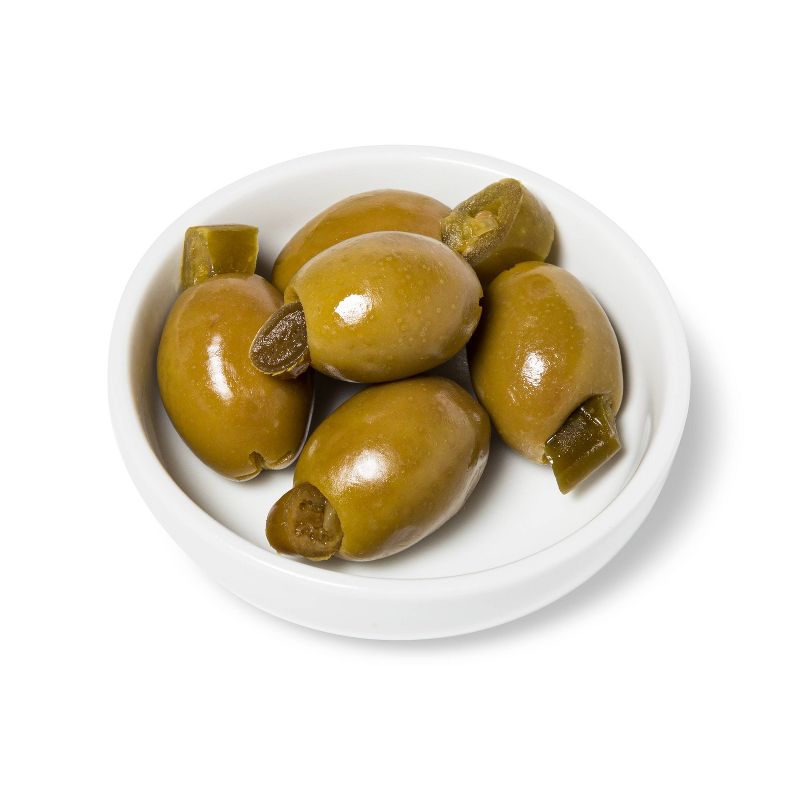 Jalapeno Stuffed Queen Olives - 7oz - Good &#38; Gather&#8482;, 4 of 5