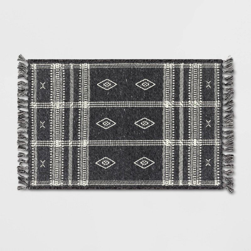 2'3"x3'9" Southwest Plaid Accent Rug - Project 62™, 1 of 12