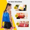Hachikiko Drawstring Backpack Water Resistant String Bag Sports Sackpack Gym Sack with Side Pocket for Men Women - 3 of 4