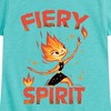 Girls' - Elemental - Ember Fiery Spirit Fitted Short Sleeve Graphic T-Shirt - 2 of 4