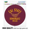 California State University Dominguez Hills Toros Logo Automotive Car Window Locker Circle Bumper Sticker - 3 of 4