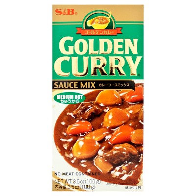 S&b Golden Curry Medium Hot Sauce Mix - 3.5oz : Target