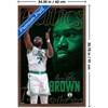 Trends International NBA Boston Celtics - Jaylen Brown 25 Framed Wall Poster Prints - 3 of 4
