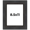 PosterPalooza | Photo Size Traditional Black Picture Frame - UV Acrylic, Foam Board Backing, Hanging Hardware - 2 of 4
